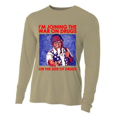 IM Joining The War On Drugs On The Side Of The Drugs Cooling Performance Long Sleeve Crew
