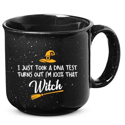 I Just Took A Dna Test Im 100% That Witch Gift 15oz Campfire Ceramic Mug
