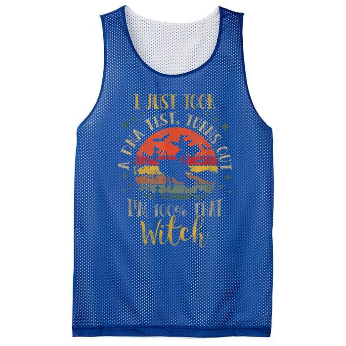 I Just Took A Dna Test Turns Out Im 100 Percent That Witch Cool Gift Mesh Reversible Basketball Jersey Tank