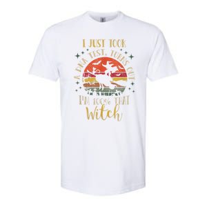 I Just Took A Dna Test Turns Out Im 100 Percent That Witch Cool Gift Softstyle CVC T-Shirt