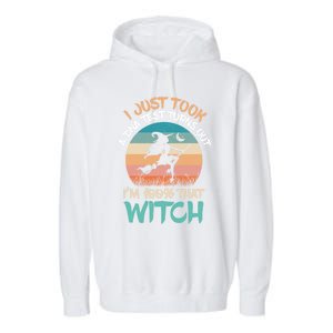 I Just Took A Dna Test Turns Out Im 100% Percent That Witch Gift Garment-Dyed Fleece Hoodie