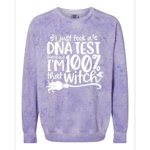 I Just Took A Dna Test Turns Out Im 100% That Witch Meaningful Gift Colorblast Crewneck Sweatshirt