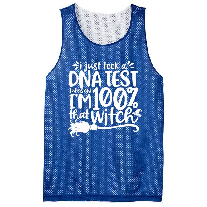 I Just Took A Dna Test Turns Out Im 100% That Witch Meaningful Gift Mesh Reversible Basketball Jersey Tank