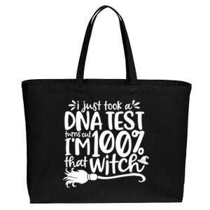 I Just Took A Dna Test Turns Out Im 100% That Witch Meaningful Gift Cotton Canvas Jumbo Tote