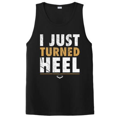 I Just Turned Heel Smark Pro Wrestling Fan PosiCharge Competitor Tank