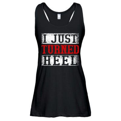 I Just Turned Heel Wrestling Wrestler Wrestle Wrestling Ladies Essential Flowy Tank