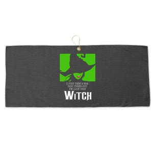 I Just Took A DNA Test Turns Out Im 100 That Witch Large Microfiber Waffle Golf Towel