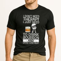I Just To Drink Bourbon And Smoke Meat Smoker Whiskey Cooling Performance Crew T-Shirt