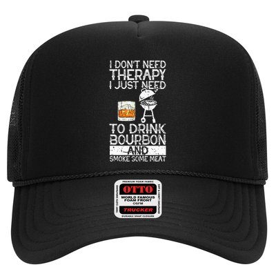 I Just To Drink Bourbon And Smoke Meat Smoker Whiskey Trucker Hat