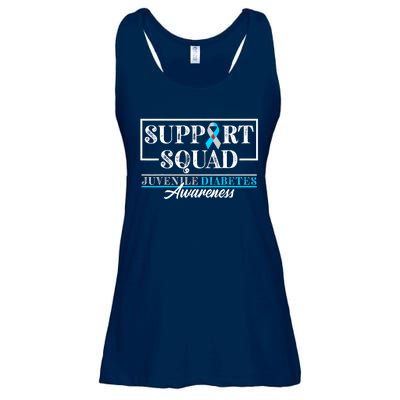 I Juvenile T1D Type 1 Diabetes Awareness Support Squad Ladies Essential Flowy Tank