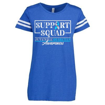 I Juvenile T1D Type 1 Diabetes Awareness Support Squad Enza Ladies Jersey Football T-Shirt