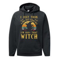 I Just Took A Dna Test Turns Out Im 100 Percent That Witch Performance Fleece Hoodie