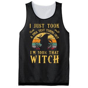 I Just Took A Dna Test Turns Out Im 100 Percent That Witch Mesh Reversible Basketball Jersey Tank