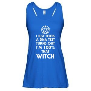 I Just Took A Dna Test Turns Out Im 100 Percent That Witch Gift Ladies Essential Flowy Tank