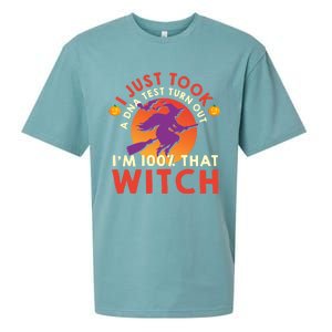 I Just Took A Dna Test Turns Out Im 100 Percent That Witch Meaningful Gift Sueded Cloud Jersey T-Shirt