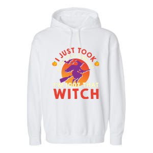 I Just Took A Dna Test Turns Out Im 100 Percent That Witch Meaningful Gift Garment-Dyed Fleece Hoodie