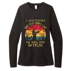 I Just Took A Dna Test Turns Out Im 100% Percent That Witch Funny Gift Womens CVC Long Sleeve Shirt