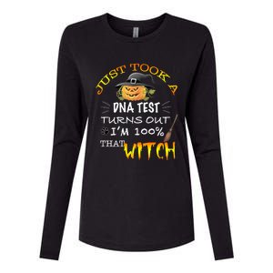 I Just Took A Dna Test Turns Out Im 100% That Witch Funny Gift Womens Cotton Relaxed Long Sleeve T-Shirt