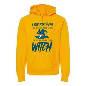 I Just Took A Dna Test Turns Out Im 100% That Witch Cool Gift Premium Hoodie