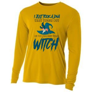 I Just Took A Dna Test Turns Out Im 100% That Witch Cool Gift Cooling Performance Long Sleeve Crew