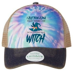 I Just Took A Dna Test Turns Out Im 100% That Witch Cool Gift Legacy Tie Dye Trucker Hat