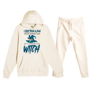 I Just Took A Dna Test Turns Out Im 100% That Witch Cool Gift Premium Hooded Sweatsuit Set