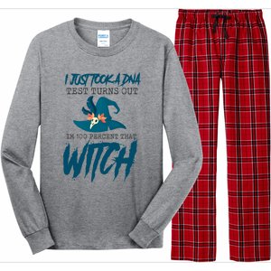 I Just Took A Dna Test Turns Out Im 100% That Witch Cool Gift Long Sleeve Pajama Set