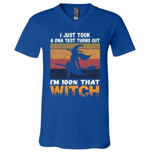 I Just Took A Dna Test Turns Out Im % That Witch Halloween Meaningful Gift V-Neck T-Shirt