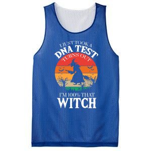 I Just Took A Dna Test Turns Out Im 100% That Witch Meaningful Gift Mesh Reversible Basketball Jersey Tank