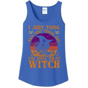 I Just Took Dna Test Turn Out I Am 100% That Witch Halloween Cute Gift Ladies Essential Tank