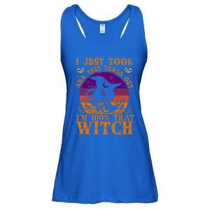 I Just Took Dna Test Turn Out I Am 100% That Witch Halloween Cute Gift Ladies Essential Flowy Tank