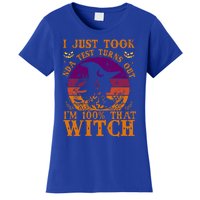 I Just Took Dna Test Turn Out I Am 100% That Witch Halloween Cute Gift Women's T-Shirt