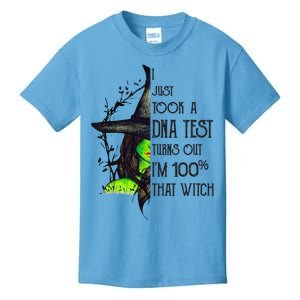 I Just Took Dna Test Turns Out 100% That Witch For Halloween Gift Kids T-Shirt