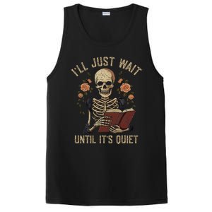 Ill Just Wait Until Its Quiet Teacher Lazy Halloween Costume PosiCharge Competitor Tank