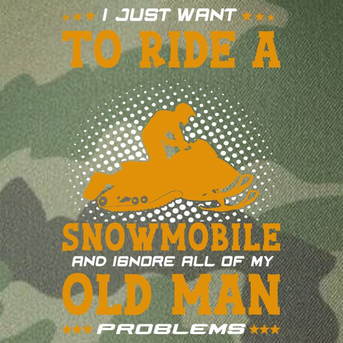 I Just Want To Ride A Snowmobile And Ignore All Of Old Man Legacy Tie Dye Trucker Hat