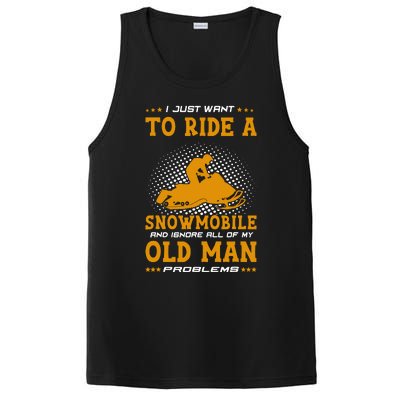 I Just Want To Ride A Snowmobile And Ignore All Of Old Man PosiCharge Competitor Tank