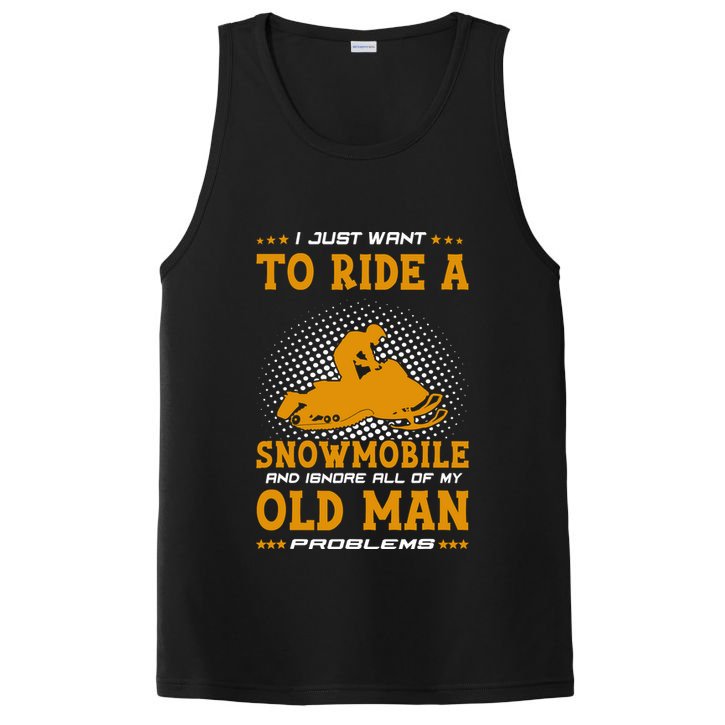I Just Want To Ride A Snowmobile And Ignore All Of Old Man PosiCharge Competitor Tank