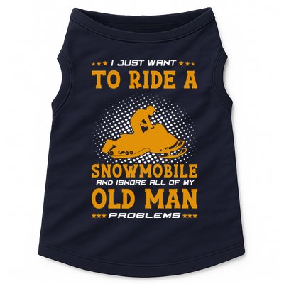 I Just Want To Ride A Snowmobile And Ignore All Of Old Man Doggie Tank