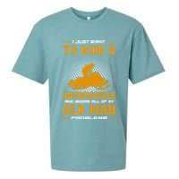 I Just Want To Ride A Snowmobile And Ignore All Of Old Man Sueded Cloud Jersey T-Shirt