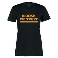 In Josh We Trust Women's Momentum V-Neck T-Shirt