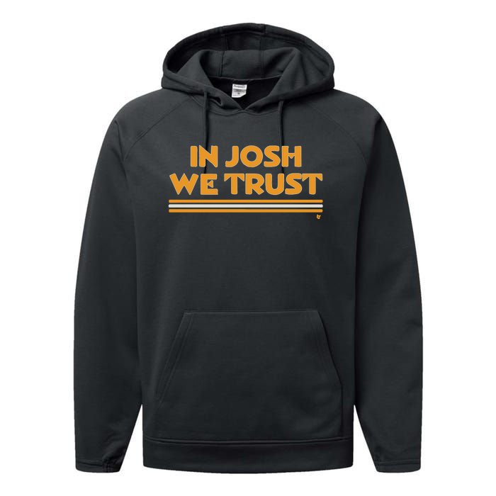 In Josh We Trust Performance Fleece Hoodie