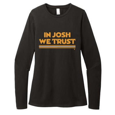 In Josh We Trust Womens CVC Long Sleeve Shirt