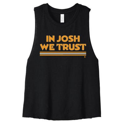 In Josh We Trust Women's Racerback Cropped Tank