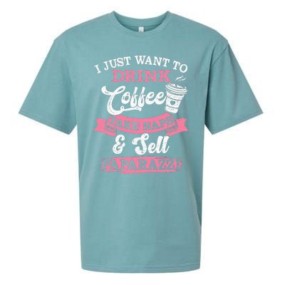 I Just Want To Drink Coffee Take Naps Sell Paparazzi Coffee Sueded Cloud Jersey T-Shirt