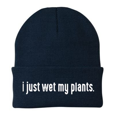 I Just Wet My Plants White Gardening Shirts For Gardeners Beanie