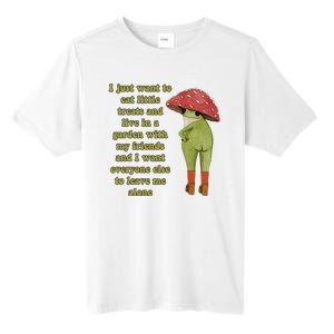 I Just Want To Eat Little Treats Funny Cartoon Frog Tall Fusion ChromaSoft Performance T-Shirt