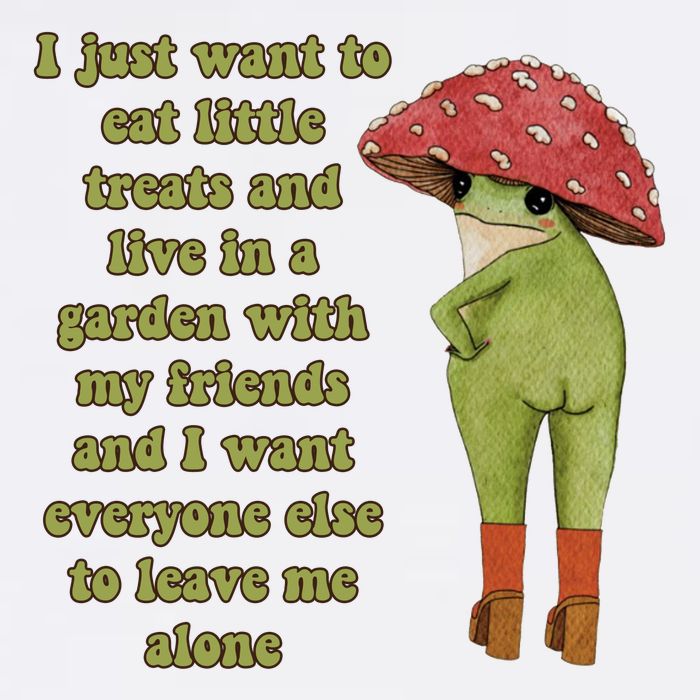 I Just Want To Eat Little Treats Funny Cartoon Frog Full Zip Hoodie
