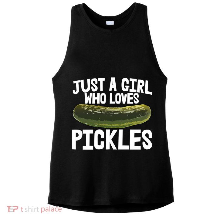 I'm Just Who Loves Pickles Gift Food Tee Tasty Pickles Gift Ladies PosiCharge Tri-Blend Wicking Tank