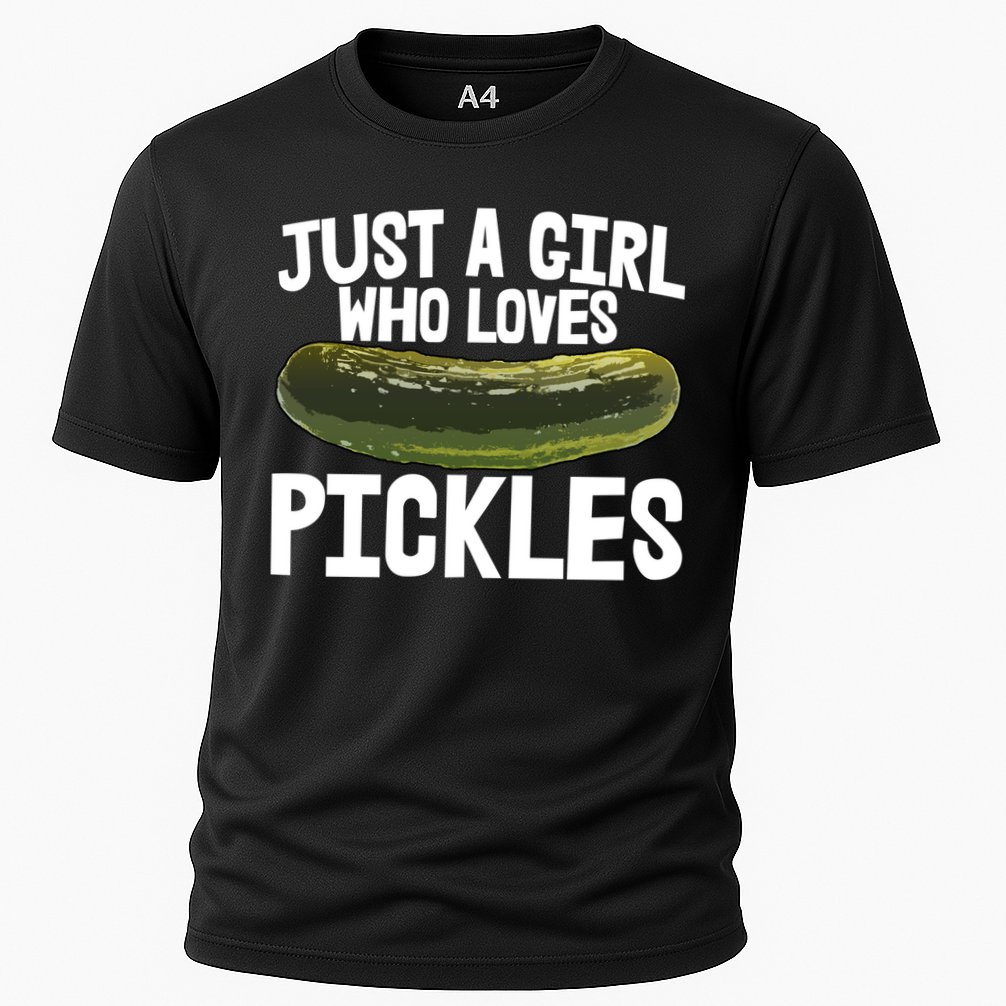 I'm Just Who Loves Pickles Gift Food Tee Tasty Pickles Gift Cooling Performance Crew T-Shirt