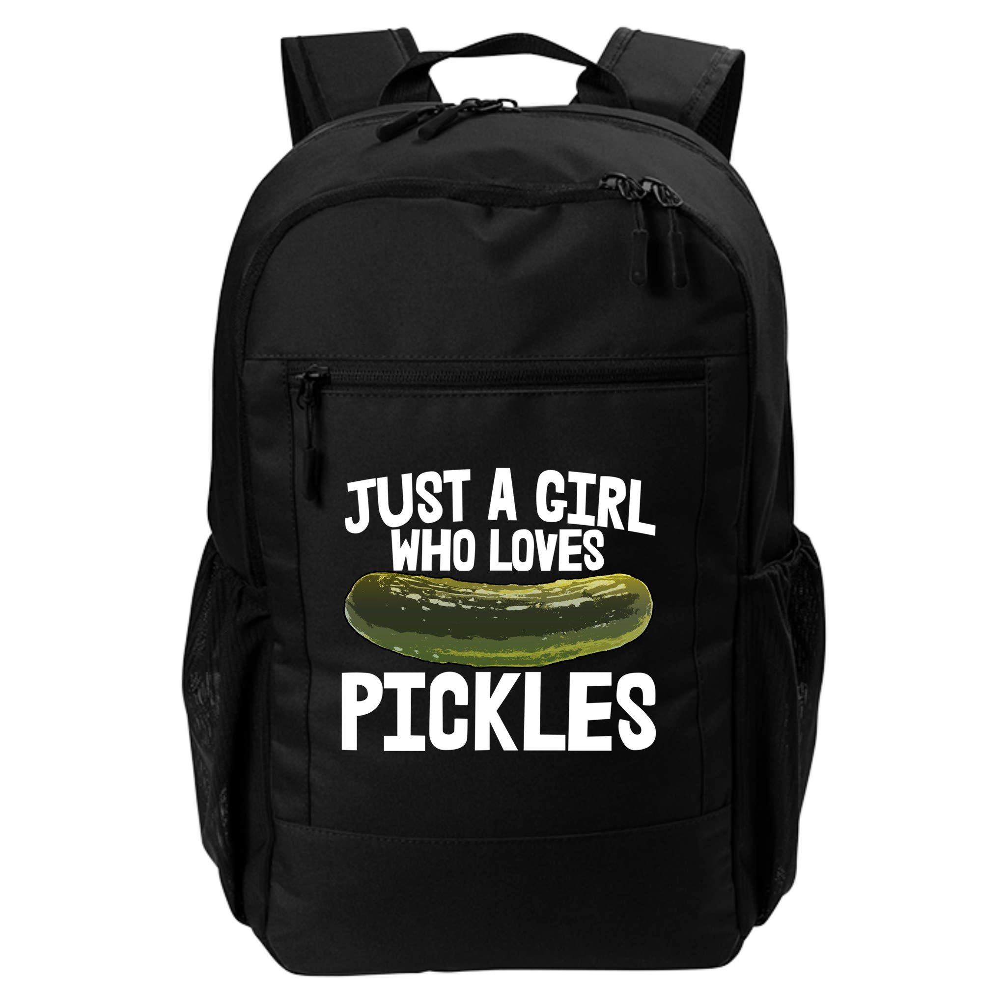 I'm Just Who Loves Pickles Gift Food Tee Tasty Pickles Gift Backpack